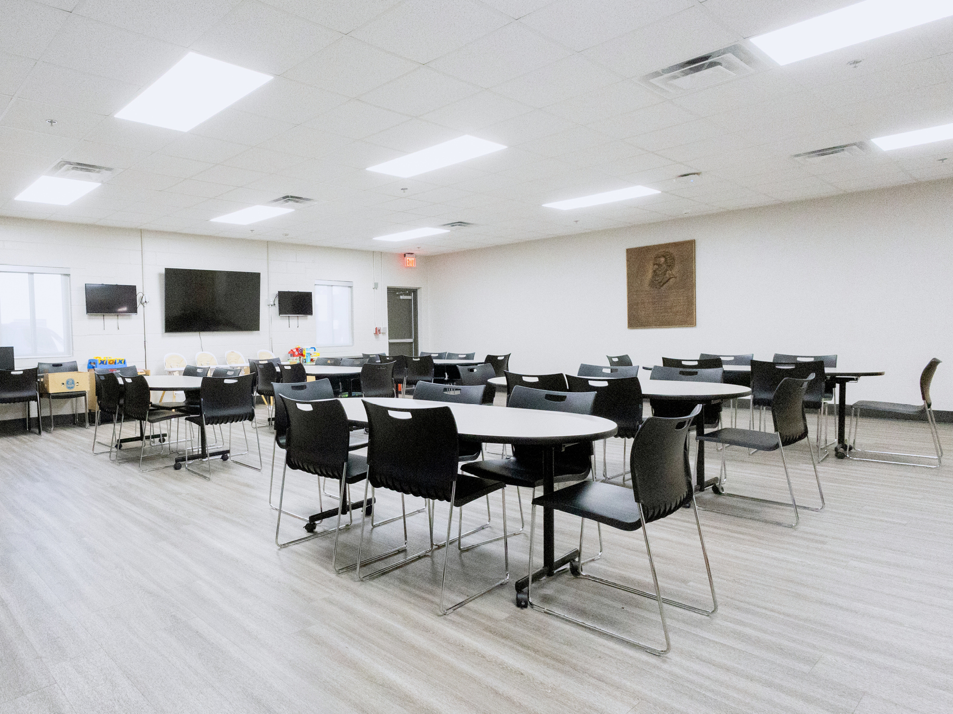 Interior dining area of Salvation Army Women & Children's Center