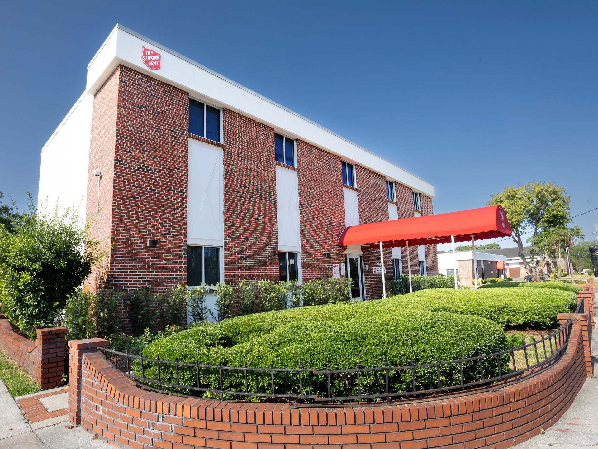 Street view of new Salvation Army Women & Children's Center